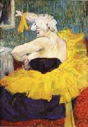 Henri De Toulouse-Lautrec The Lady Clown Chau-U-Kao oil painting on canvas